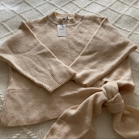 NWT MNG Oversize Neutral knit sweater‎ M - Picture 6 of 11